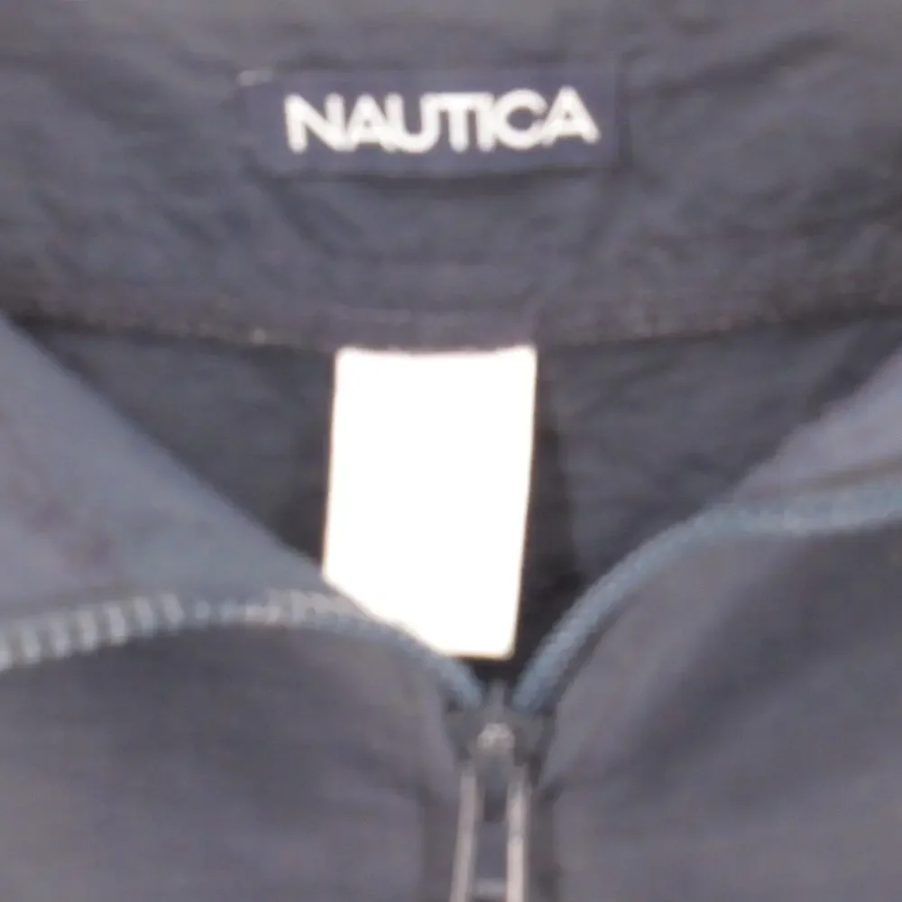 Nautica Swim Trunks Shorts Men XL Green Charcoal Nylon Front Zip